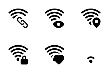 Netzwerk und Kommunikation Symbolpack