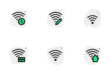 Netzwerk und Kommunikation Symbolpack