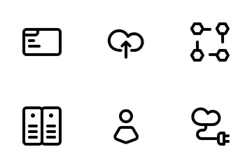 Netzwerk und Kommunikation Symbolpack