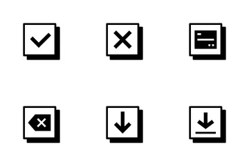 Neubrutalismus-Set Symbolpack