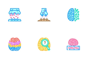 Neuroscience Brain Doctor Medical Icon Pack