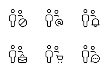 Neutral Multiple User Icon Pack