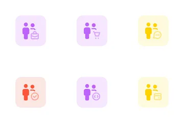 Neutral Multiple User Icon Pack