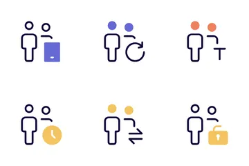 Neutral Multiple User Icon Pack