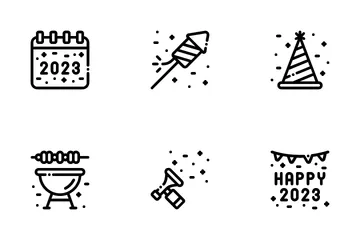 New Year 2023 Icon Pack