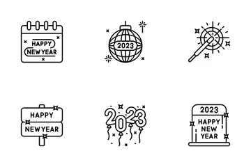 New Year 2023 Icon Pack