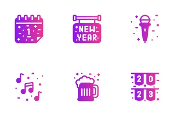 New Year 2023 Icon Pack