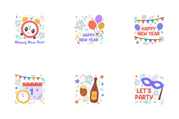 New Year 2023 Icon Pack