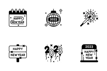 New Year 2023 Icon Pack