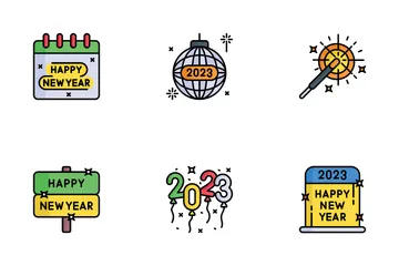 New Year 2023 Icon Pack