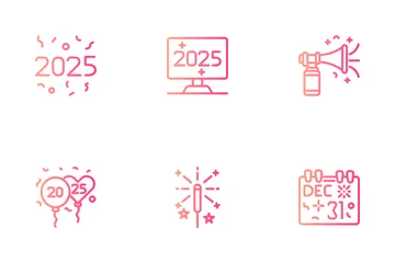 New Year 2025 Icon Pack