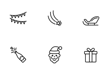 New Year & Christmas Icon Pack