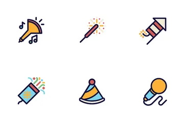 New Year Eve Icon Pack