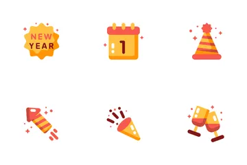 New Year Eve Icon Pack