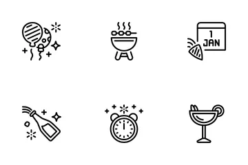 New Year Eve Icon Pack