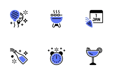 New Year Eve Icon Pack