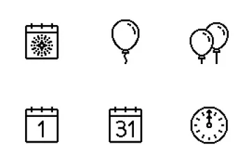 New Year Icon Pack