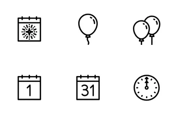 New Year Icon Pack