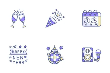 New Year Icon Pack