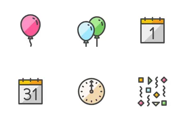 New Year Icon Pack