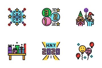 New Year Icon Pack