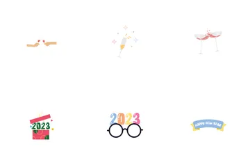New Year Party Icon Pack