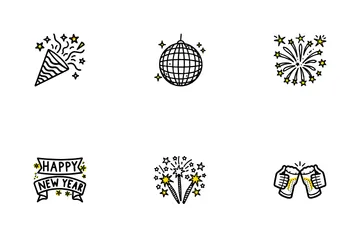 New Year Party Icon Pack