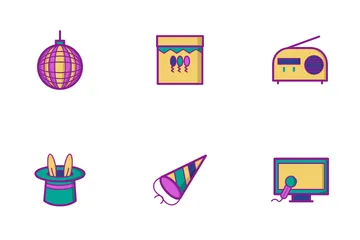 New Year Party Icon Pack