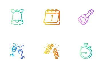 New Years Icon Pack