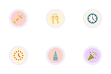 New Year's Day Icon Pack