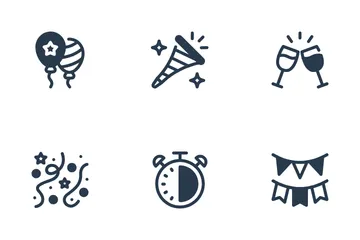 New Year's Eve Icon Pack