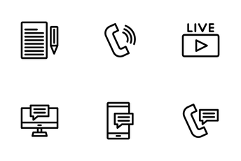 News And Journalist Icon Pack