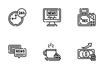 News & Journal Icon Pack