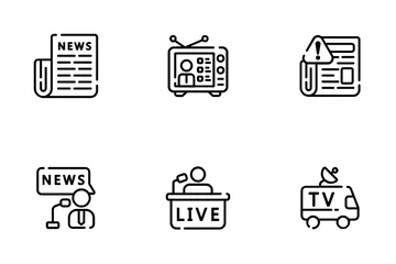 News Media Icon Pack