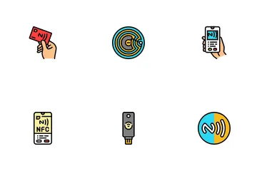 NFC-Technologie kontaktlos Symbolpack