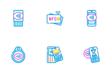 Nfc Technology Contactless Icons Icon Pack