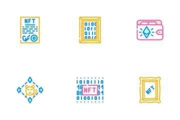 Nft Digital Technology Icon Pack