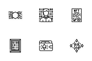 Nft Digital Technology Icon Pack