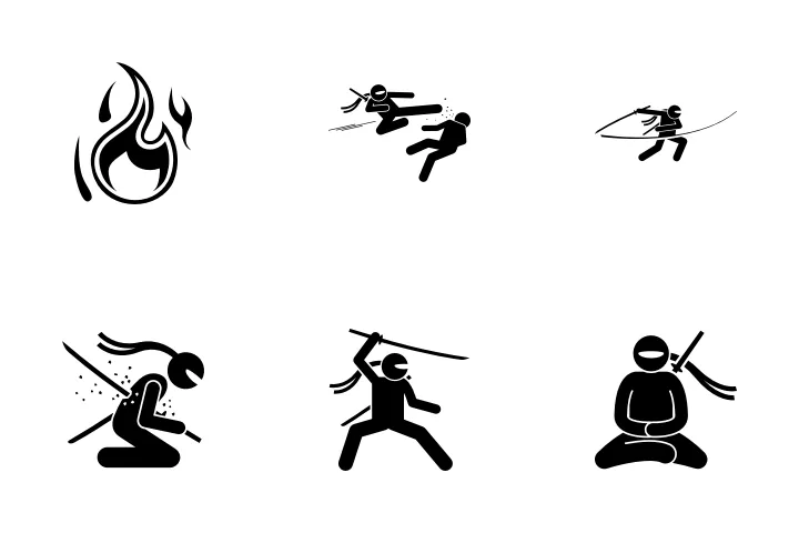 241 Ninjas Icon Packs - Free in SVG, PNG, GIF | IconScout