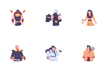 Ninja Characters Icon Pack