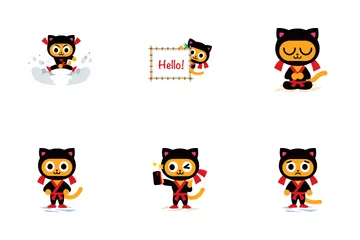 Ninja Kitty Icon Pack