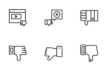 Disgusto Paquete de Iconos