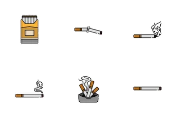 No Tobacco Day Icon Pack