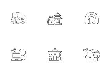Nomadic Vacations Icon Pack