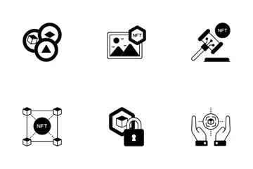 Non Fungible Token Icon Pack