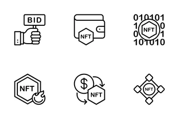 Non Fungible Token Vol-1 Icon Pack