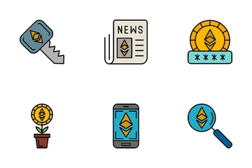 Non Fungible Tokens Icon Pack