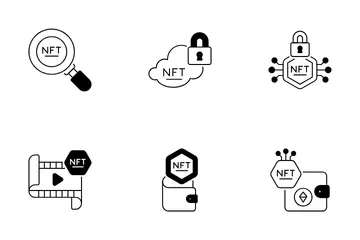 Non Fungible Tokens Icon Pack