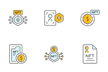 Non Fungible Tokens Icon Pack