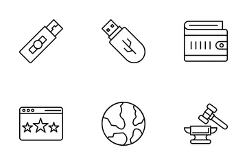 Non Fungible Tokens Icon Pack